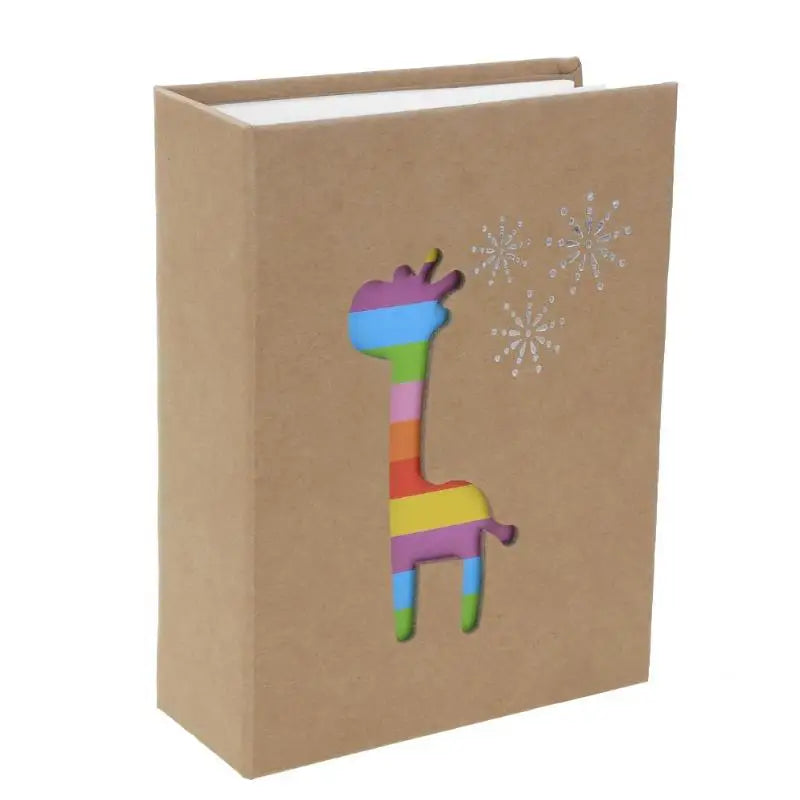 6 Inch Photo Album 100 Pockets Picture Storage Frame Scrapbooking Picture Case Cartoon Animals Baby Grow Photo Album Kids Gift