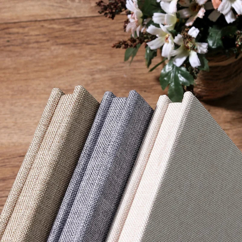 Photograph Storage Scrapbooking Picture Case Photo Linen Self-adhesive Laminating DIY Album Album Viscose Album