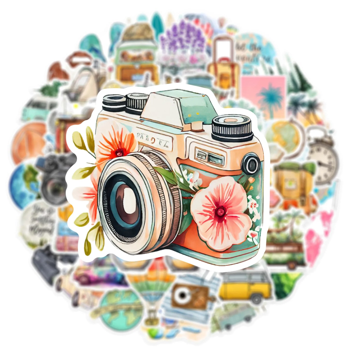 Travel Stickers for Your Scrapbook, Journal, Paper Arts & More...