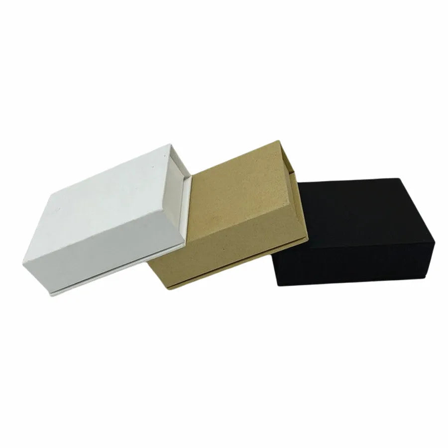 Magnetic Lid Box Packing & Shipping Boxes Rectangle Brown White & Black Color Gift Box 14cm*12cm*4cm
