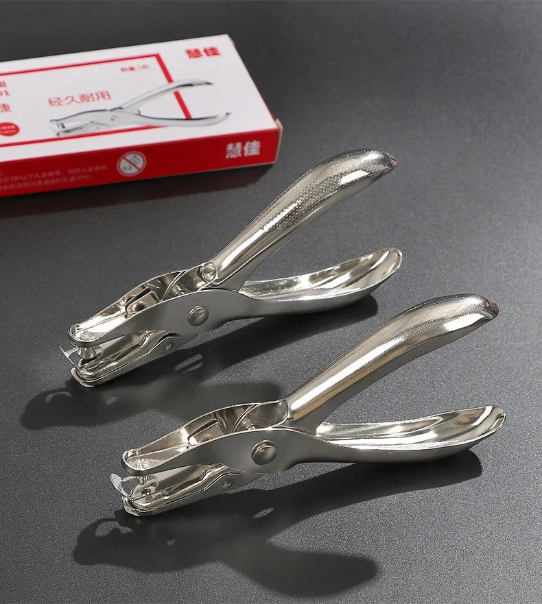 JIANWU 3mm/6mm Paper Single hole Puncher  Machine Paper Punches Metal Scrapbooking Tools