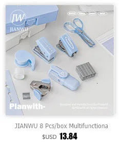 JIANWU 3mm/6mm Paper Single hole Puncher  Machine Paper Punches Metal Scrapbooking Tools