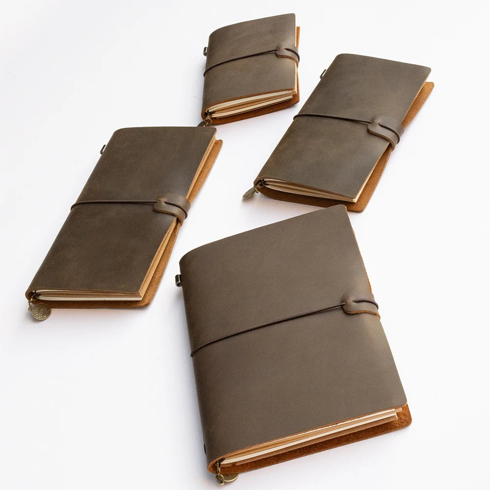 Leather Notebooks- Vintage Cowhide Sketchbook for Travelers and Artists