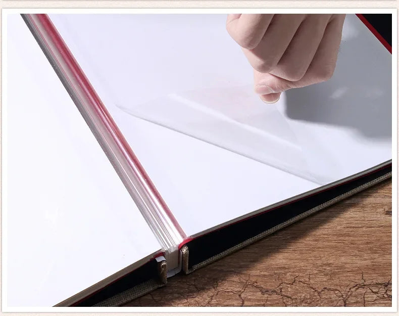 Photograph Storage Scrapbooking Picture Case Photo Linen Self-adhesive Laminating DIY Album Album Viscose Album