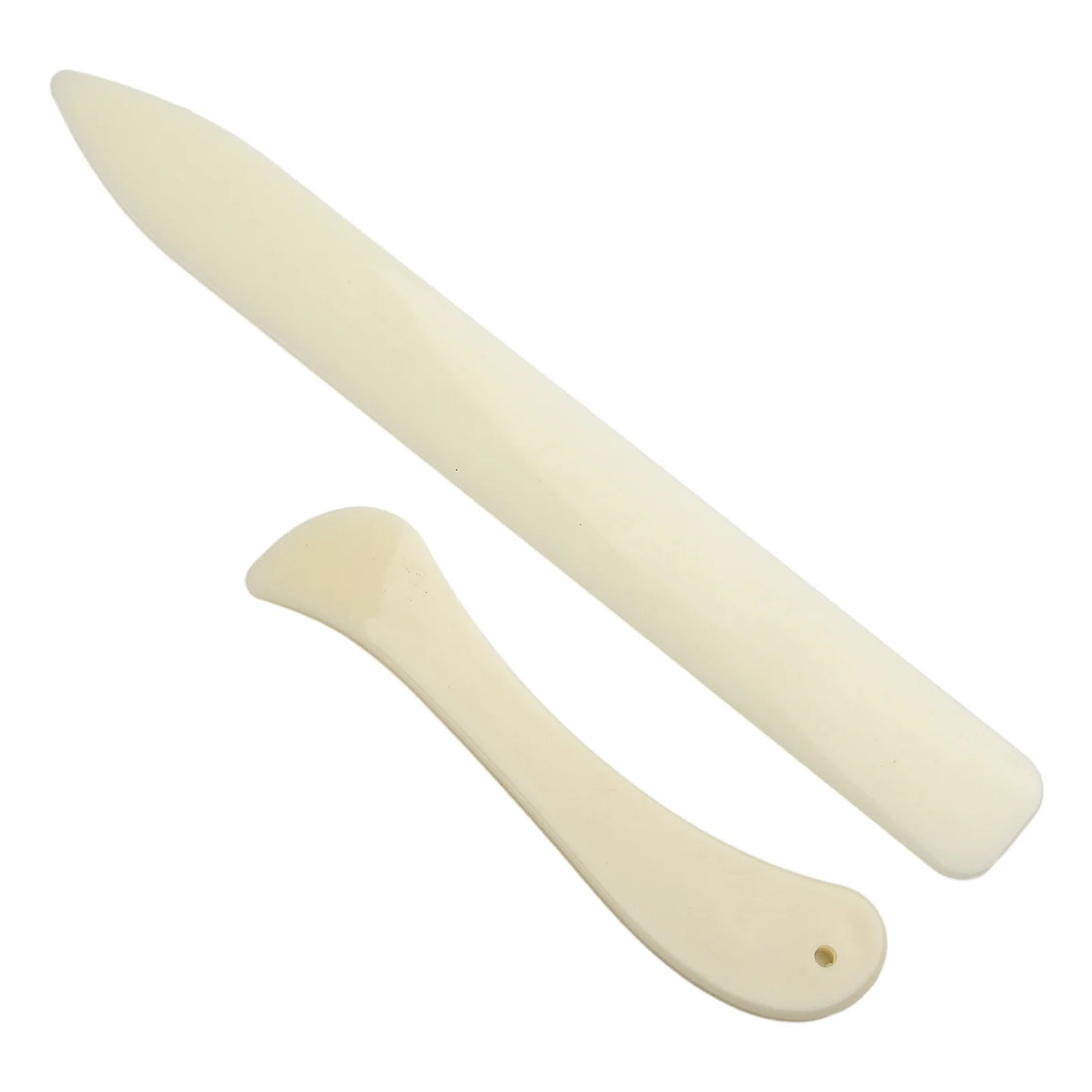2 Bone Folders for Leather and Paper Arts