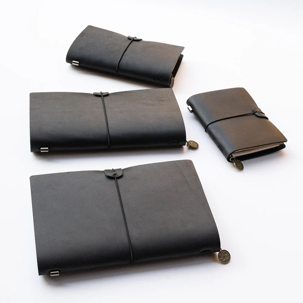 Leather Notebooks- Vintage Cowhide Sketchbook for Travelers and Artists