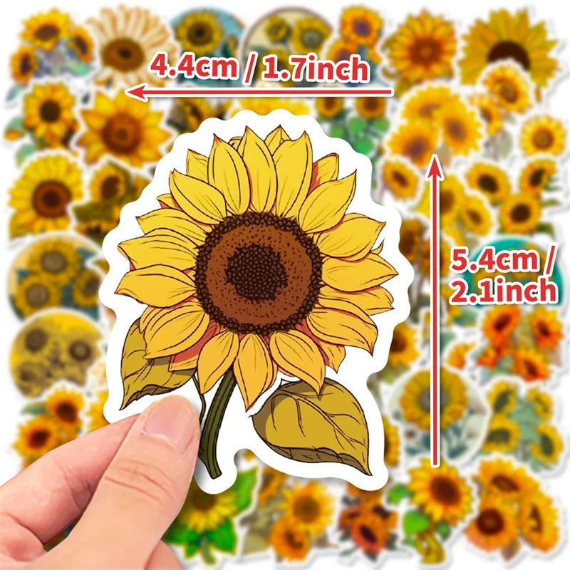 Sunflower Stickers - Many Styles!