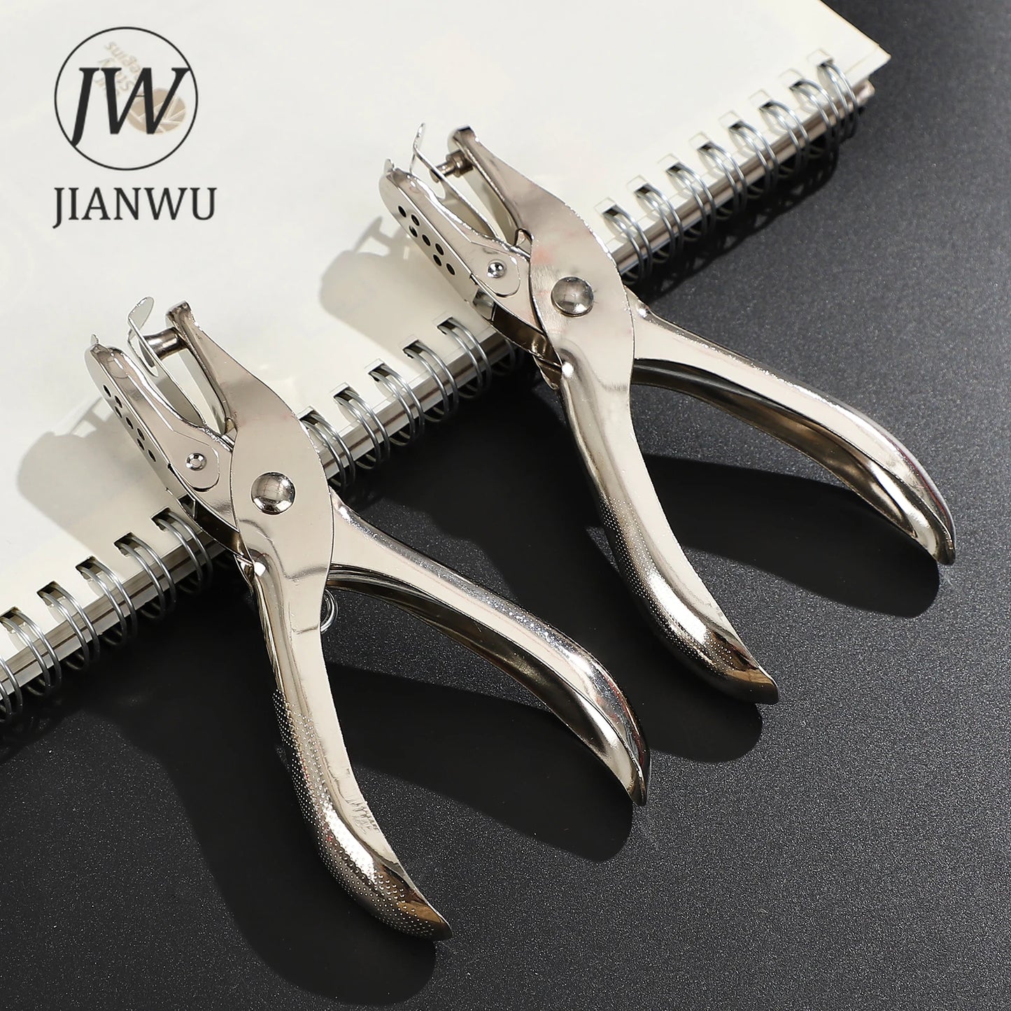 JIANWU 3mm/6mm Paper Single hole Puncher  Machine Paper Punches Metal Scrapbooking Tools