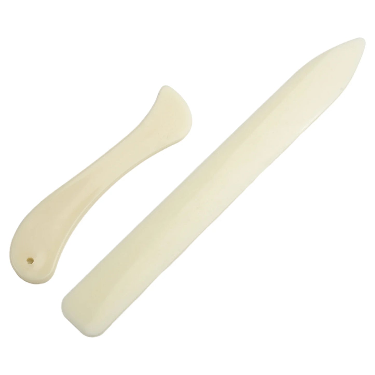 2 Bone Folders for Leather and Paper Arts