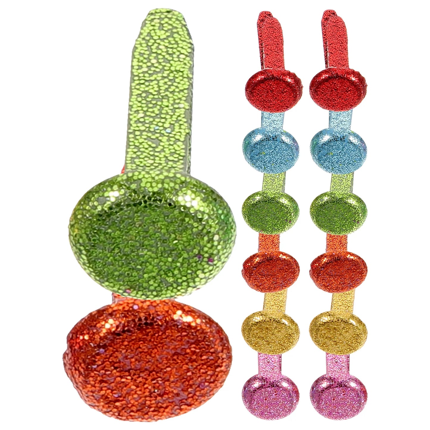 100 Glitter Brads for Your Scrapbook or Photo Album