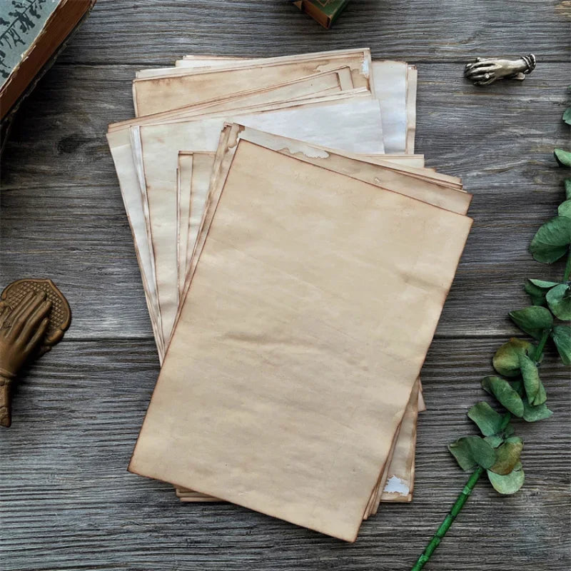 10 Sheets of "Vintage" Paper for that Antique Look