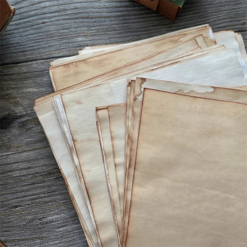 10 Sheets of "Vintage" Paper for that Antique Look