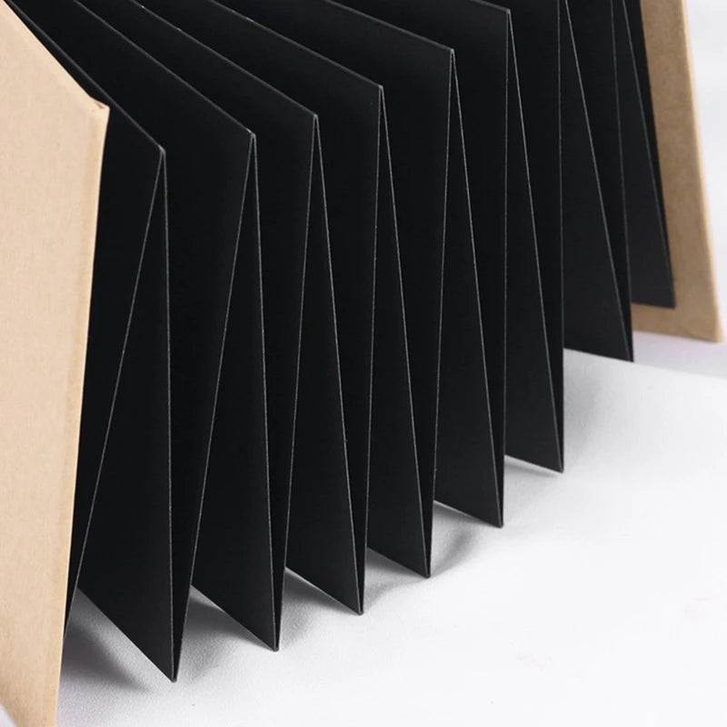 DIY Handmade Creative Accordion Pasting Album Kids Album Storage Family Wedding Memory Gift Pasting Album
