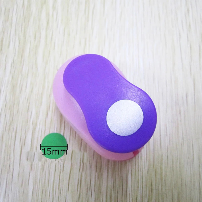 Round Shape  Scrapbook Craft Paper Punchers Circle Punch For Kindergarten Teacher Office Supplies Kids Large Size Diy Tools