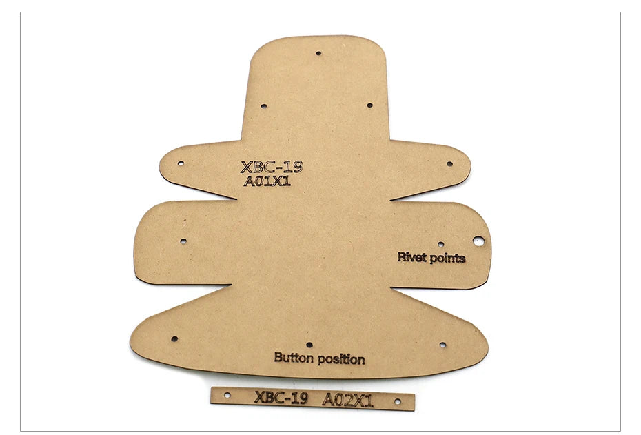 Kraft Paper Template Leather Craft Tools Manual DIY Coin Purse Coin Bag Ornaments Sewing Accessories Drawing Pattern Design Mold