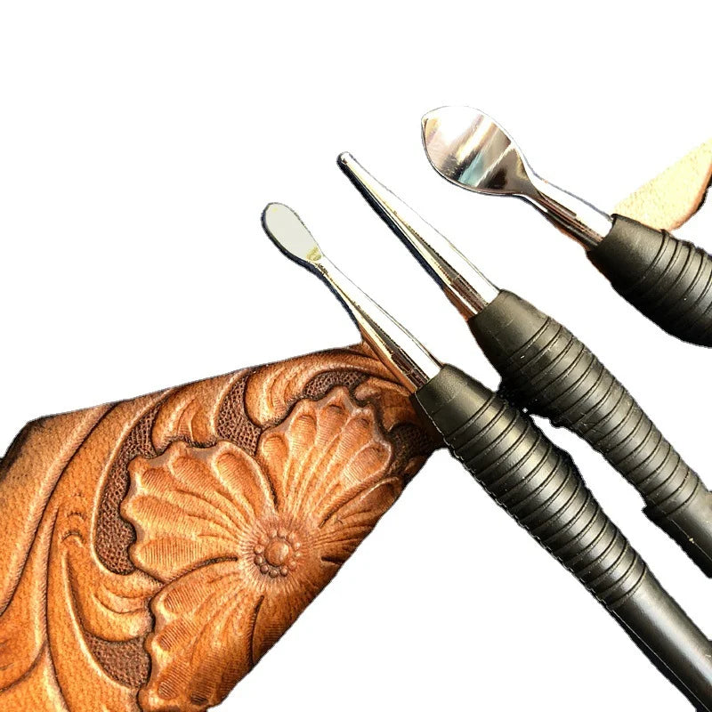 leather modeling tools kit diy craft supplies handmade design Leathercraft caving working  scribing shaping stroke tool set