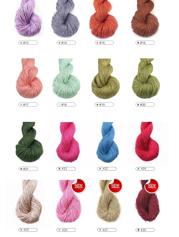 50g 100% Linen Lace Weight Yarn