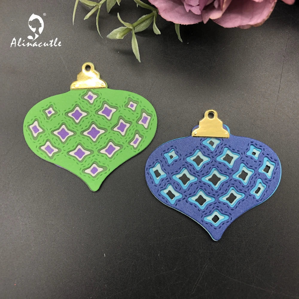 Alinacutle Metal Cutting Dies Cut Gift Card Holder HandBag Etached Die Christmas Scrapbooking Paper Craft Album Handmade Card