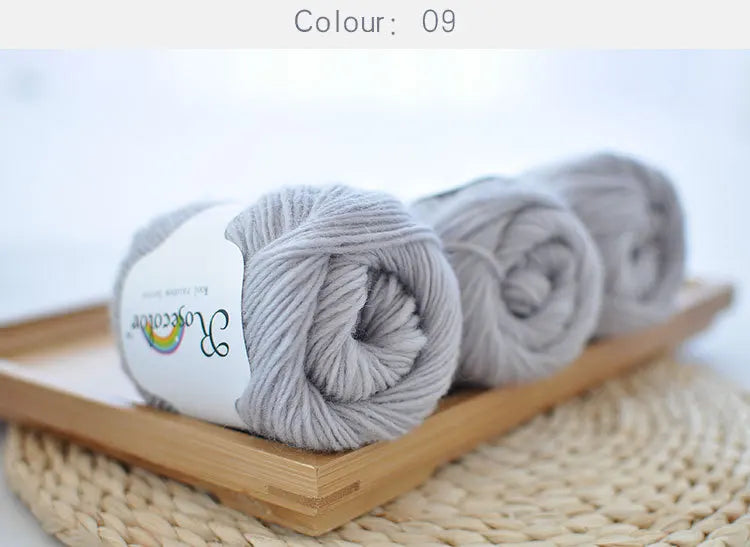 50g(180m)/Rainbow Merino Wool Yarn