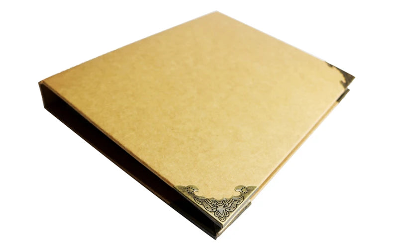 Blank Cover Loose-Leaf Albums Kraft  Paper Diary Hand -Painted Graffiti  Scrapbook Book  Photo Album for Lover Baby Wedding Gift