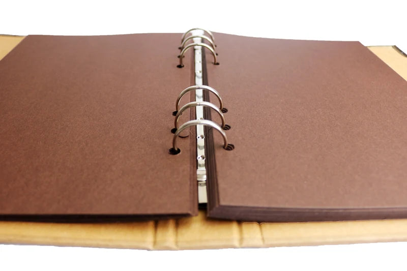 Blank Cover Loose-Leaf Albums Kraft  Paper Diary Hand -Painted Graffiti  Scrapbook Book  Photo Album for Lover Baby Wedding Gift