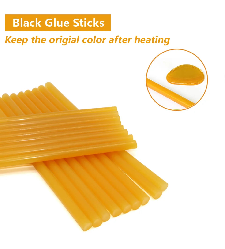 Color Glue Sticks, 7mm and 11mm - Lots of Colors! - Ten Pack