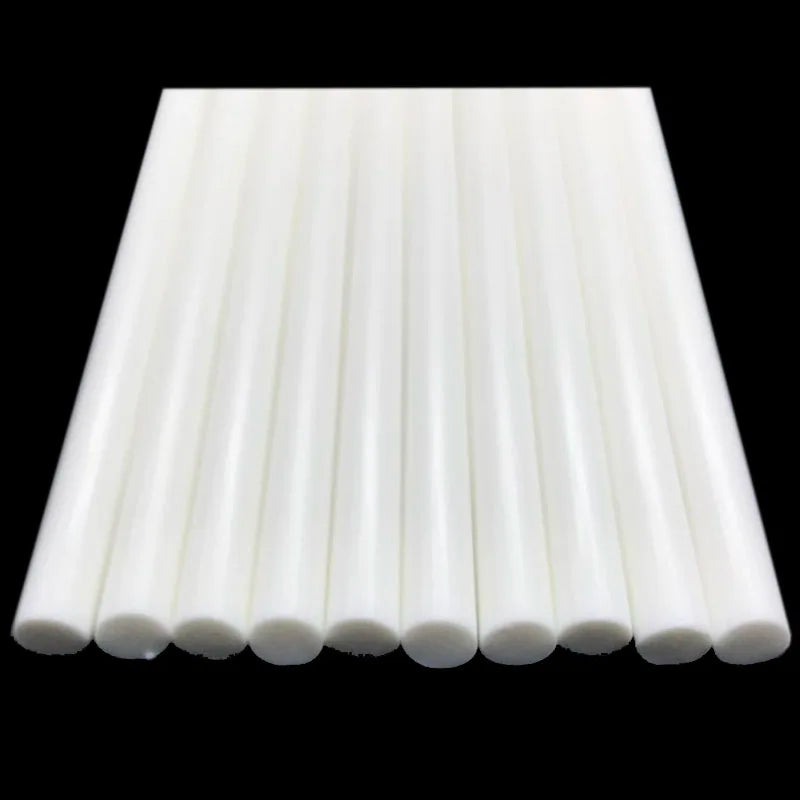 10 Pack of White Hot Melt Glue Sticks - 7mm