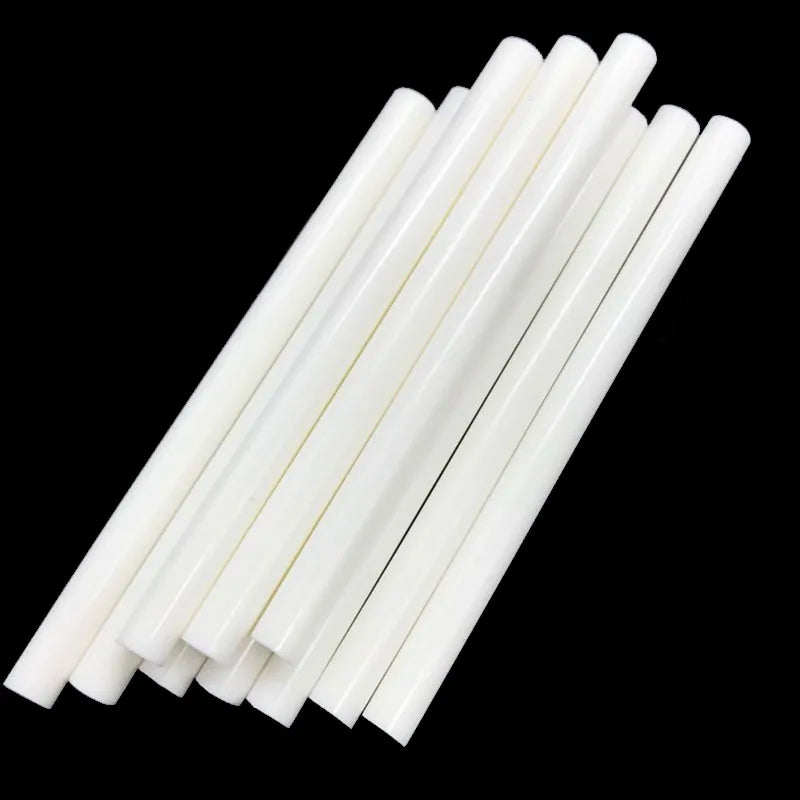 10 Pack of White Hot Melt Glue Sticks - 7mm