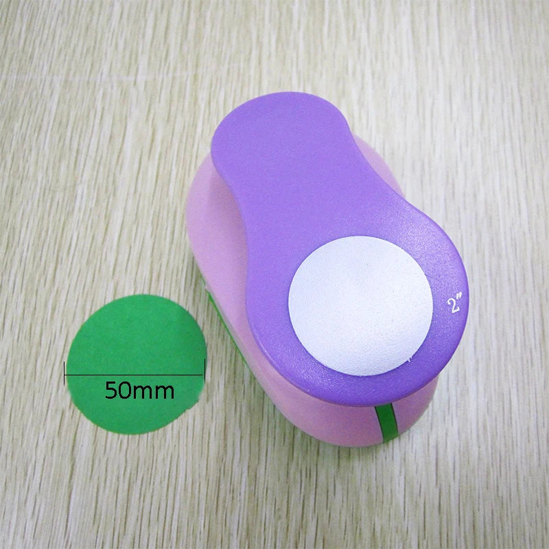 Round Shape  Scrapbook Craft Paper Punchers Circle Punch For Kindergarten Teacher Office Supplies Kids Large Size Diy Tools