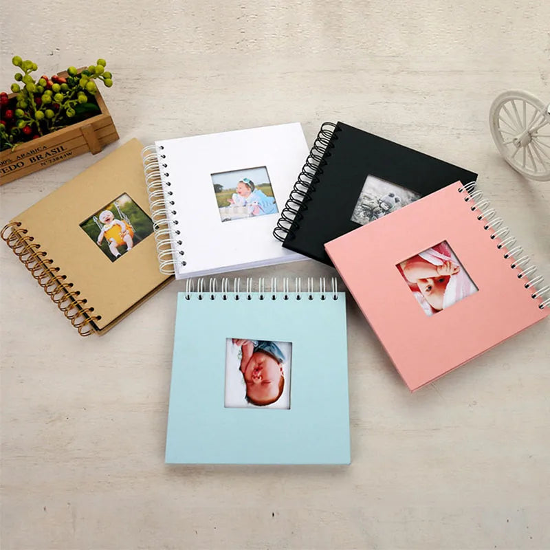 Photo Albums Creative Baby Anniversary Photoalbums Scrapbook Albums DIY Handmade Photograph Album for Lover Baby Wedding