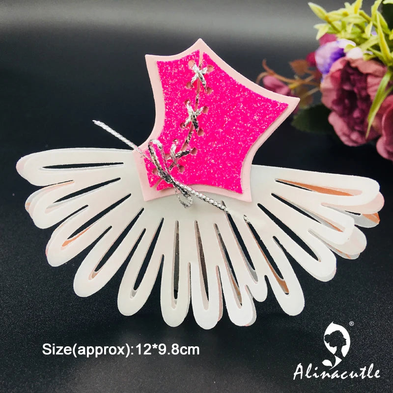 Alinacutle Metal Cutting Dies Cut Gift Card Holder HandBag Etached Die Christmas Scrapbooking Paper Craft Album Handmade Card
