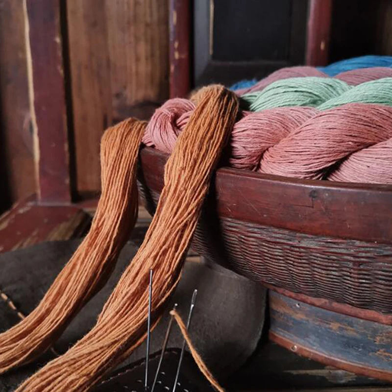 High Quality Candy Color 100% Cotton Handmade Dyed 6 Strand Embroidery Sewing Thread DIY Hand Embroidery Sashiko Sewing Thread