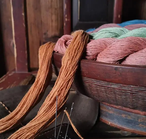 High Quality Candy Color 100% Cotton Handmade Dyed 6 Strand Embroidery Sewing Thread DIY Hand Embroidery Sashiko Sewing Thread