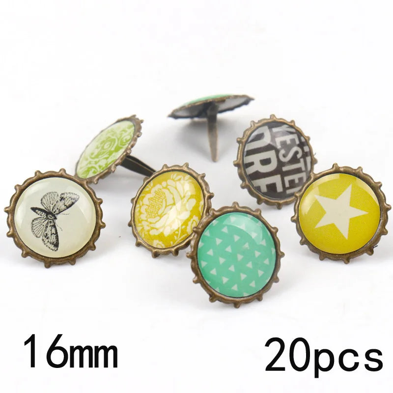 Mix Heart Star Shape Number Rhinestone Studs And Spikes For Clothes Round Square Brads Scrapbooking Embellishment Fastener