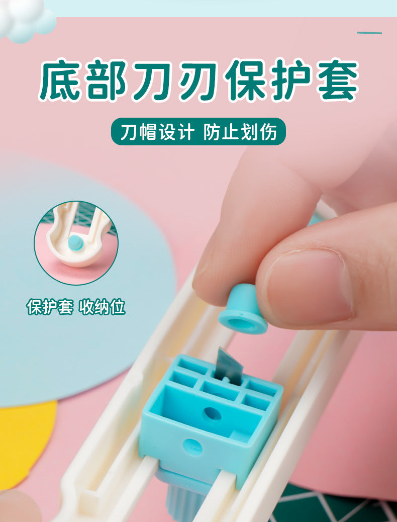 Plastic 2-20cm Circle Paper Cutter Multifunctional Craft Cutting Tools Paper Scrapbooking Cards Cutters For Home Study Offices