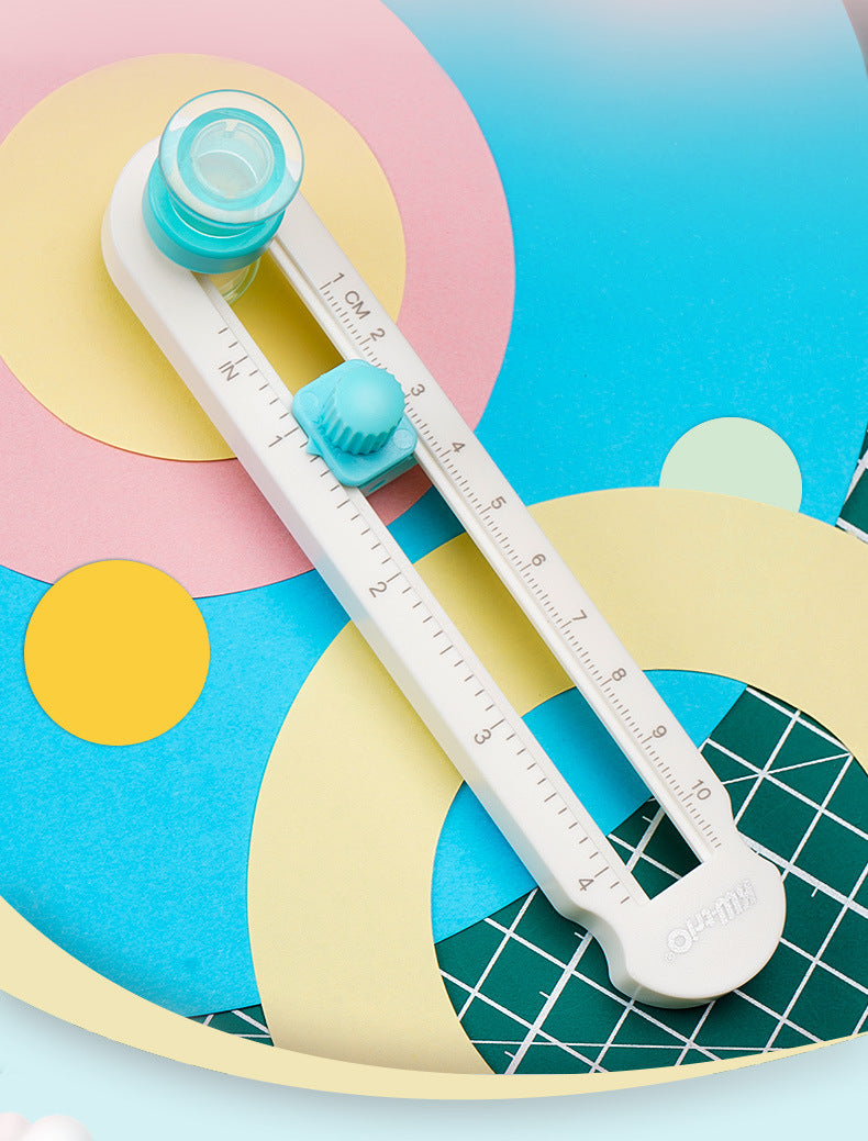 Plastic 2-20cm Circle Paper Cutter Multifunctional Craft Cutting Tools Paper Scrapbooking Cards Cutters For Home Study Offices