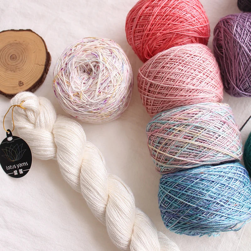 50g Handpainted Silk Yarn - 8 Colors