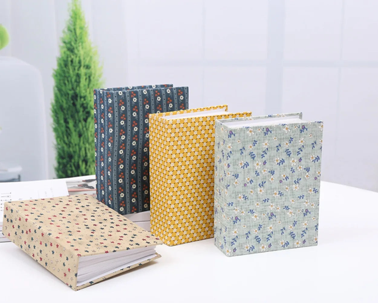 6 inch 100 Pocket Fresh little Floral Star album photo album children's album Scrapbook Mini Photo Album Picture Case DIY Book