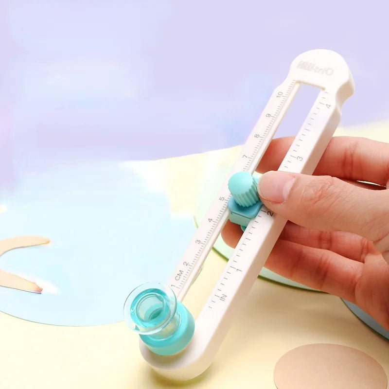 Plastic 2-20cm Circle Paper Cutter Multifunctional Craft Cutting Tools Paper Scrapbooking Cards Cutters For Home Study Offices