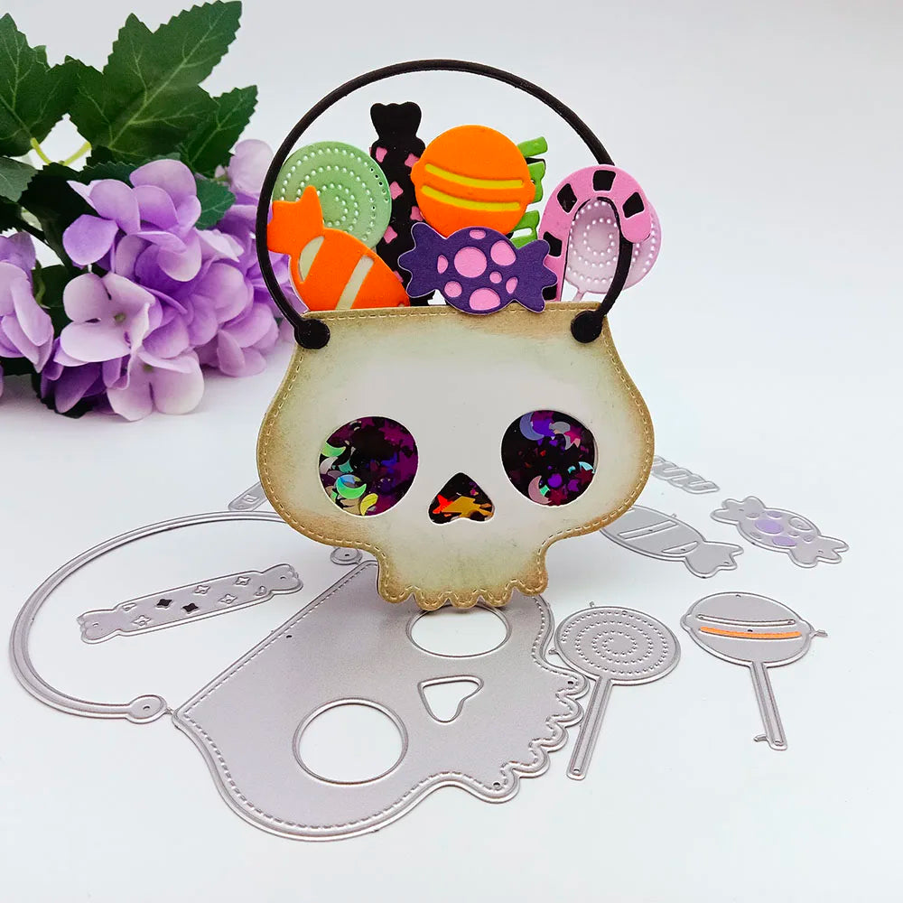 Alinacutle Metal Cutting Dies Cut Gift Card Holder HandBag Etached Die Christmas Scrapbooking Paper Craft Album Handmade Card