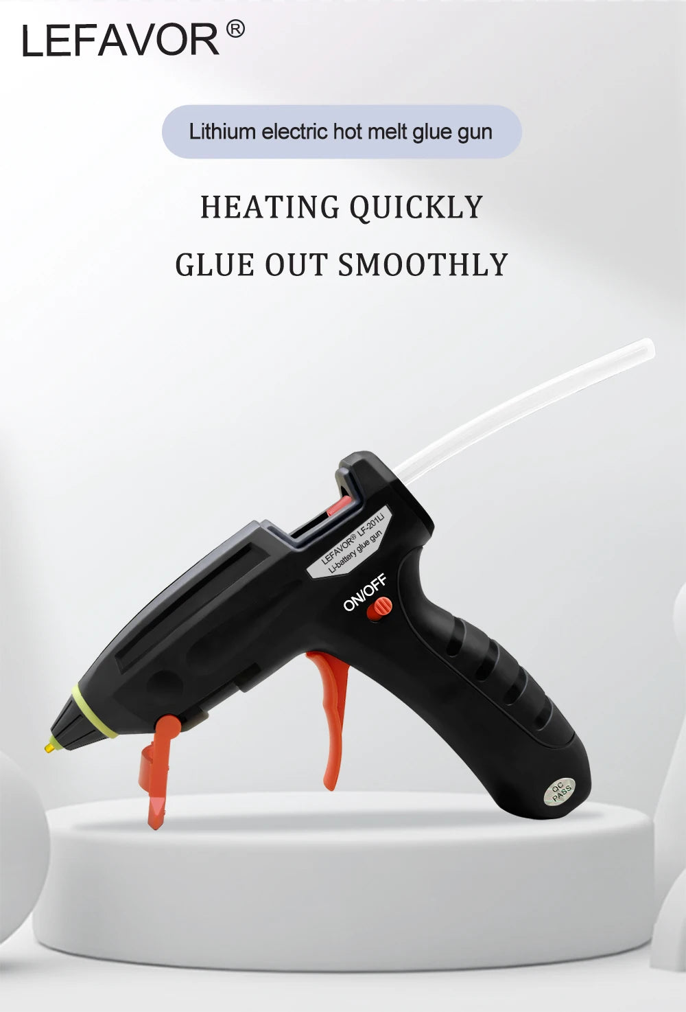 USB Rechargeable Cordless Hot Melt Glue Gun