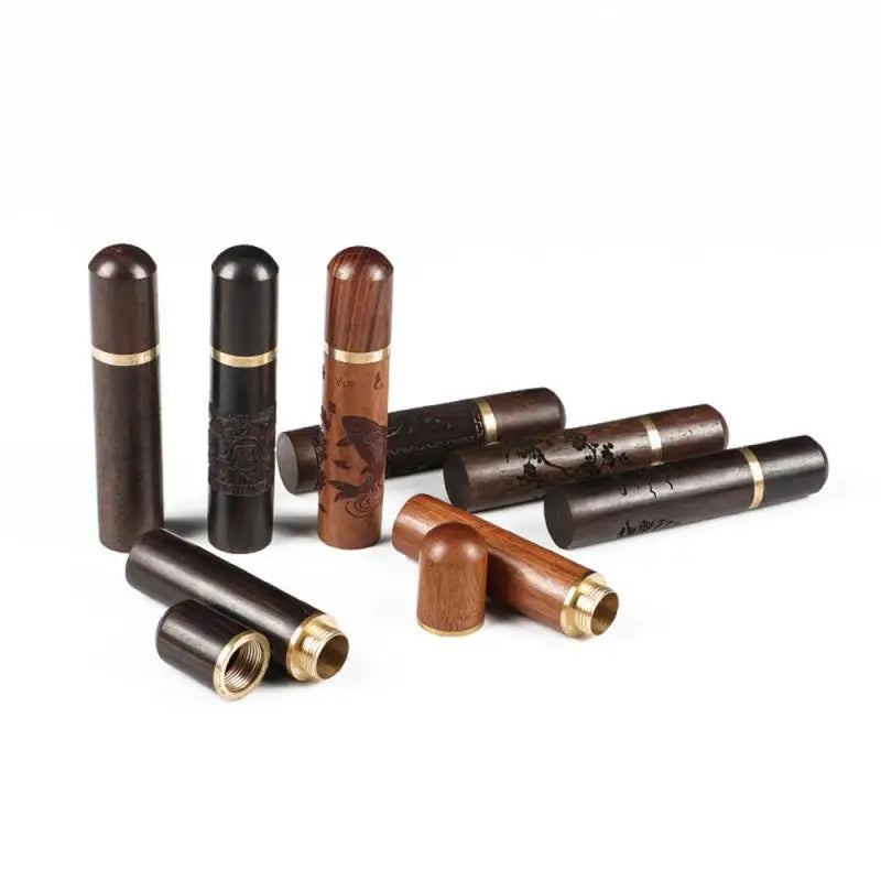 Needle Case Box Holder Storage Tube Wooden Box Hand Sewing Needles Case Knitting Embroidery Needles Container Sewing Tools