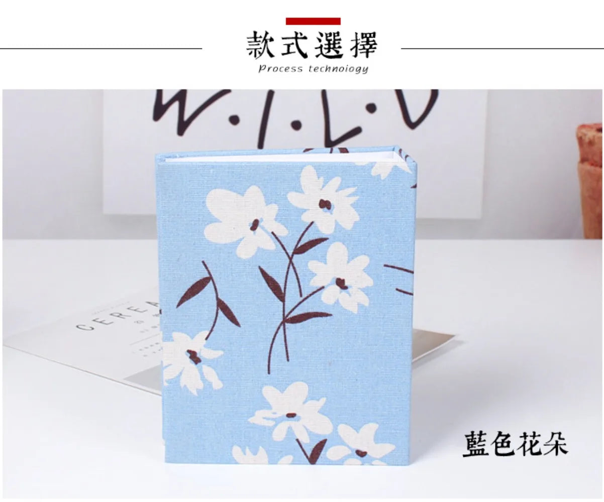 6 inch 100 Pocket Fresh little Floral Star album photo album children's album Scrapbook Mini Photo Album Picture Case DIY Book