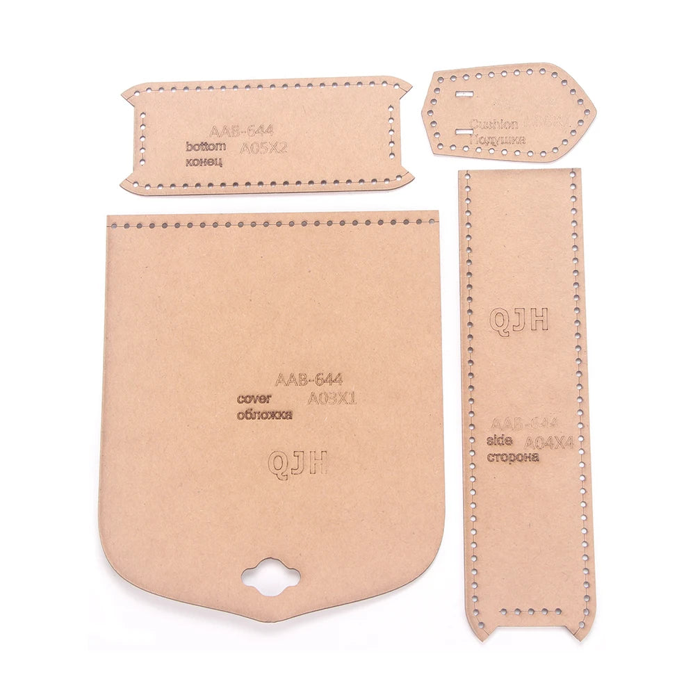 Mobile Phone Bag Shoulder Messenger Bag Acrylic Drawing DIY Handmade Leather Goods Version Pattern Design Paper Pattern Template