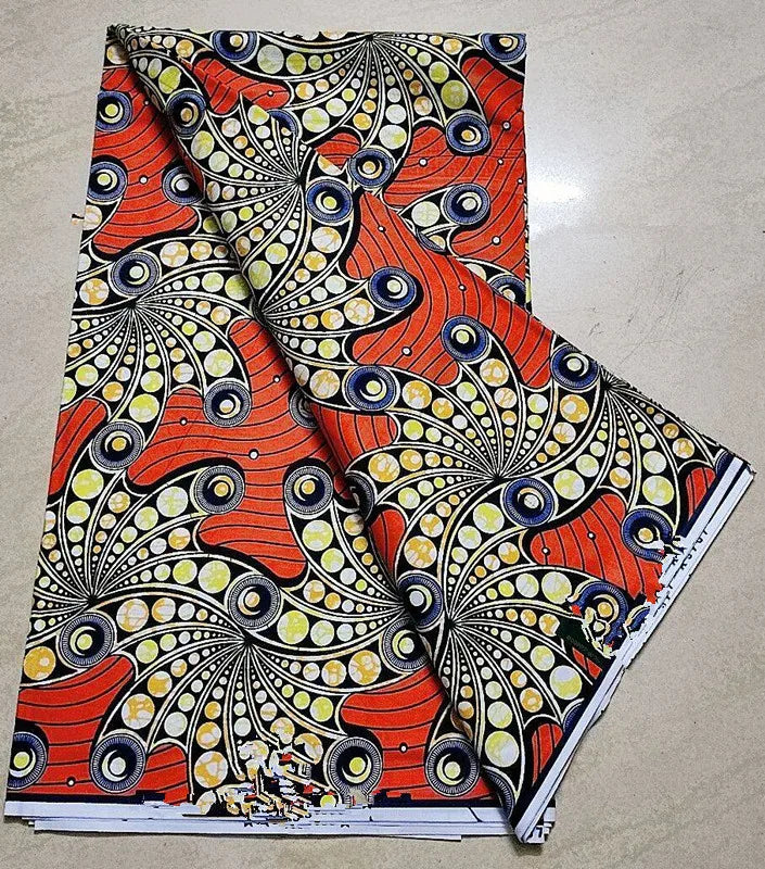 New 100% Cotton Original Real Wax Ankara 2024 African Print Fabric For Wedding Dress Tissue African Wax Fabric