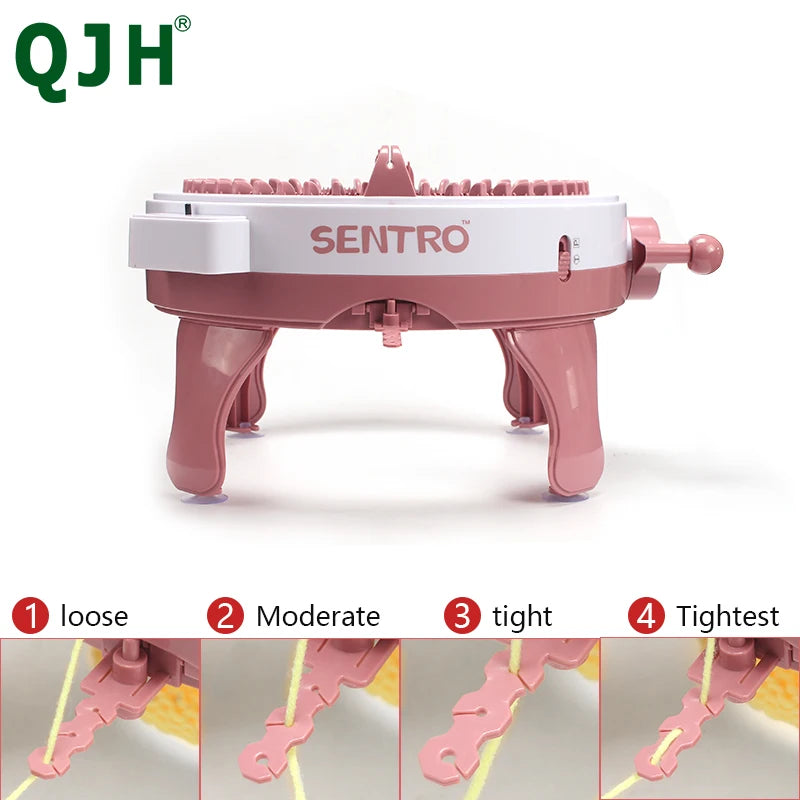 48-needle Handmade Knitting Machine Scarf,Sweater,Hat&Sock Maker for Adults-Perfect Lazy Artifact Creative Knitting Projects