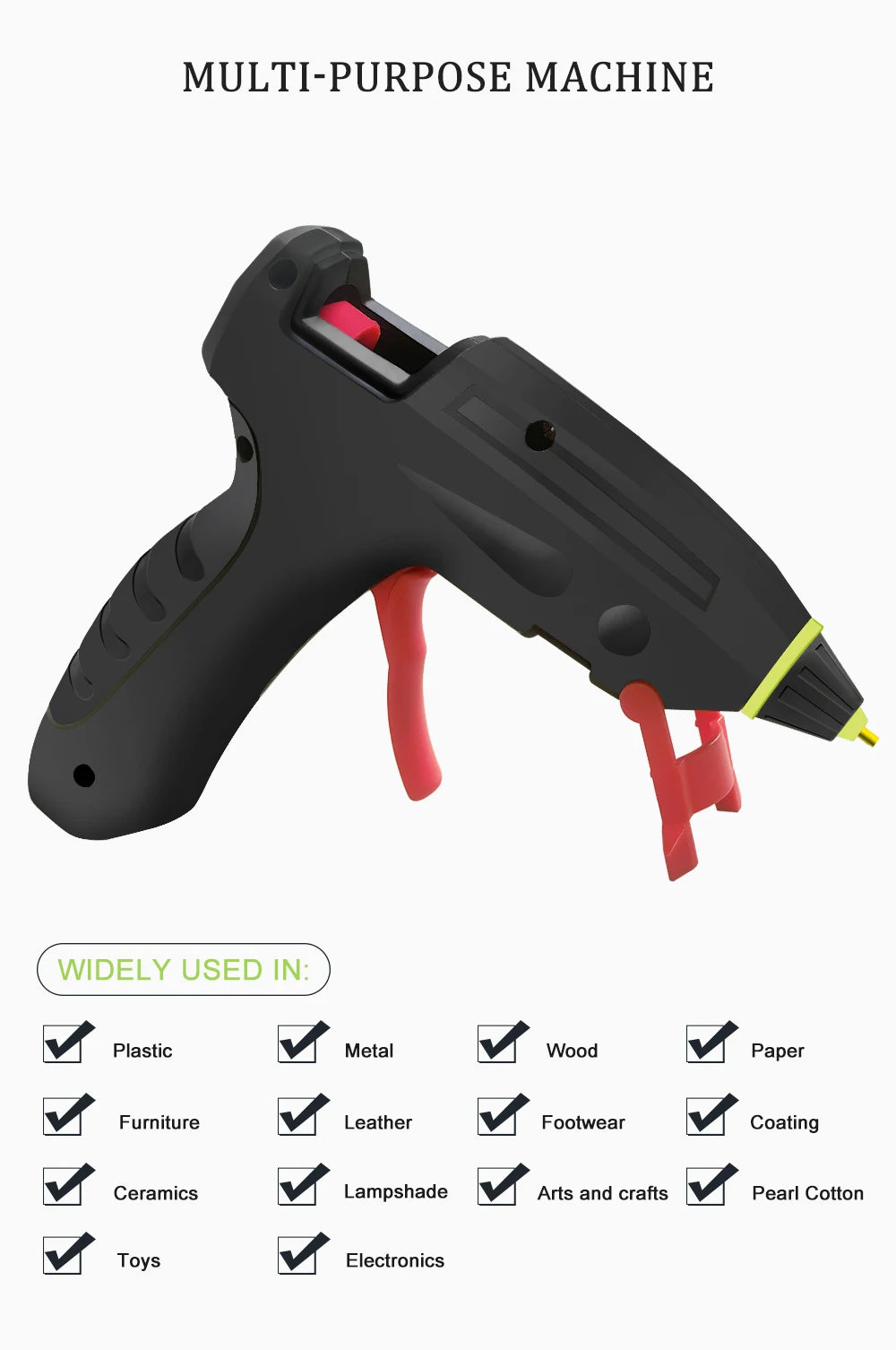 USB Rechargeable Cordless Hot Melt Glue Gun