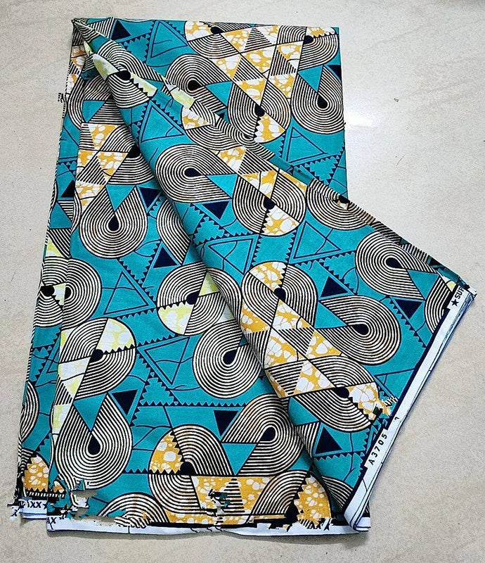 New 100% Cotton Original Real Wax Ankara 2024 African Print Fabric For Wedding Dress Tissue African Wax Fabric