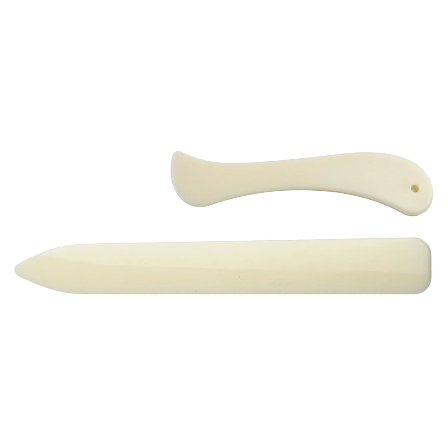 2 Bone Folders for Leather and Paper Arts