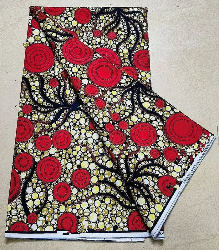 New 100% Cotton Original Real Wax Ankara 2024 African Print Fabric For Wedding Dress Tissue African Wax Fabric